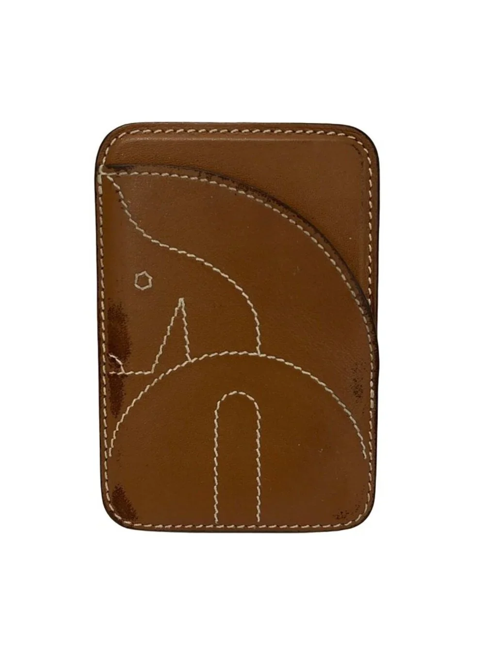 Hermes Card Case Gold Mag Safe